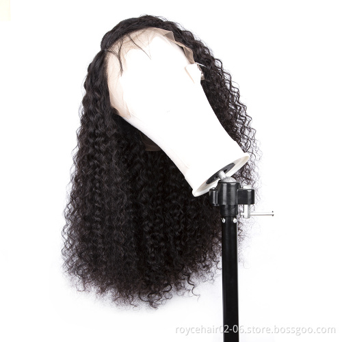 Pineapple Wave Natural Color 6x13 Lace Front Long Wavy Filipino Wig